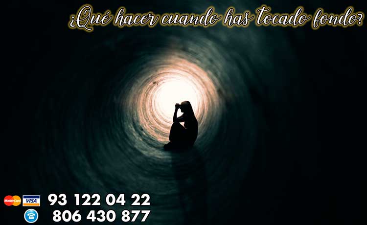 ¿Qué hacer cuando has tocado fondo?