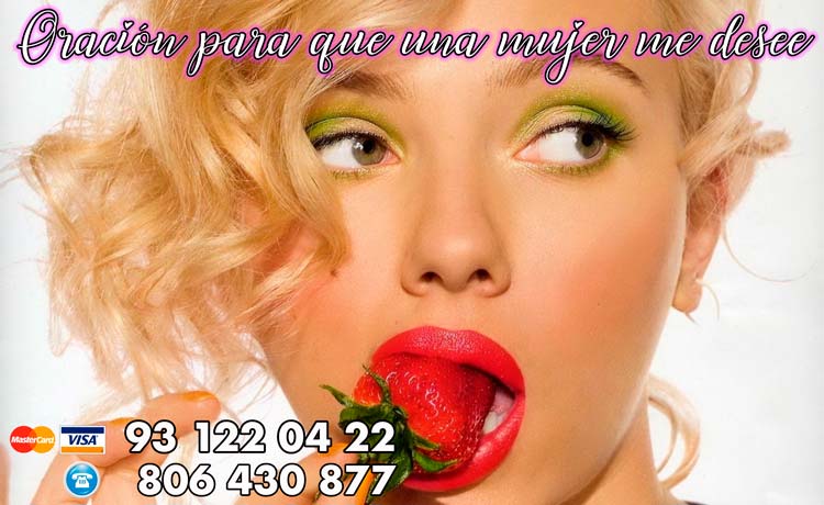 oración para que una mujer me desee sexualmente